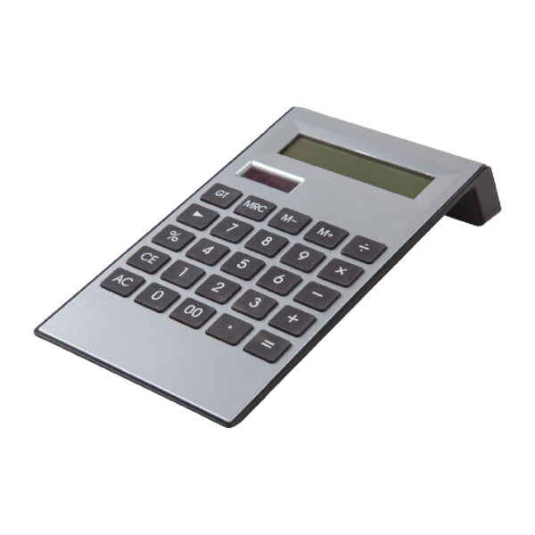 Gray 12-Digit Calculator