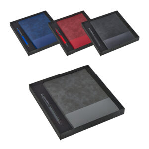 2423-K Siyah Hediyelik Set – Defter – Kalem Seti