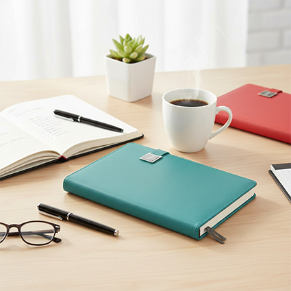 Notebook packaging visual